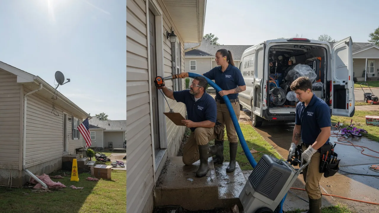Ceiling Water Damage Restoration in Falls Mills, VA near me